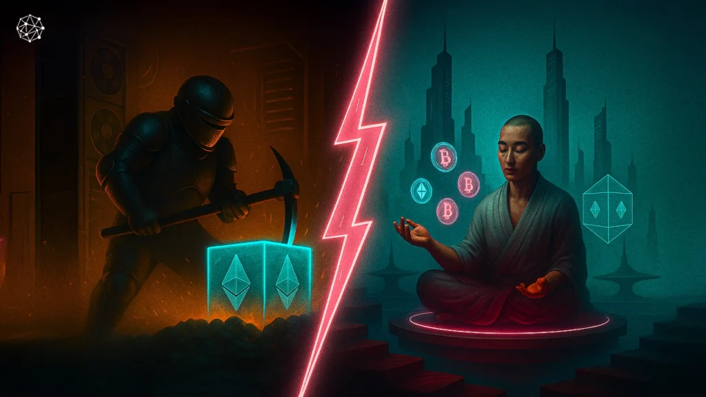 difference between mining and staking